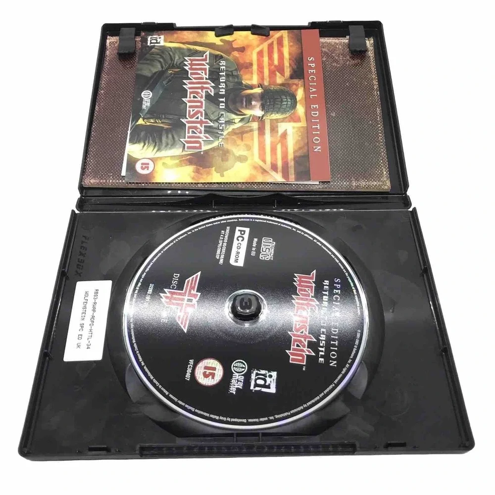 WOLFENSTEIN RETURN TO CASTLE Tides Of War - PC CD ROM